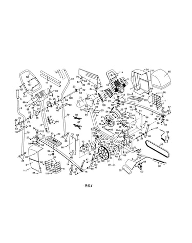 Ellipical assembly
