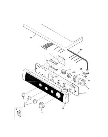 Control/top panel