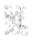 Dust compartment and motor