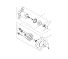 Kenmore 11633921301 agitator motor and gear assembly diagram