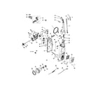 Kenmore 11634728401 dust compartment and motor diagram