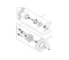 Kenmore 11633913301 agiator motor and gear assembly diagram