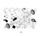 Craftsman 917379203 engine/housing/handle/blade diagram