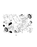 Engine/handle/housing/wheels