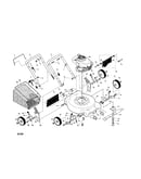 Engine/housing/handle/bag/wheels