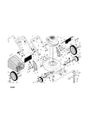Engine/housing/handle/wheels/bag