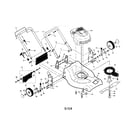 Craftsman 917378861 engine/housing/handle/blade diagram