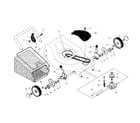 Craftsman 917378861 wheels/tires/bag diagram