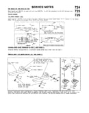 Service notes