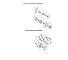 Kenmore 11633922300 agitator motor/gear/agitator/endcap diagram