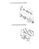 Agitator motor/gear/agitator/endcap