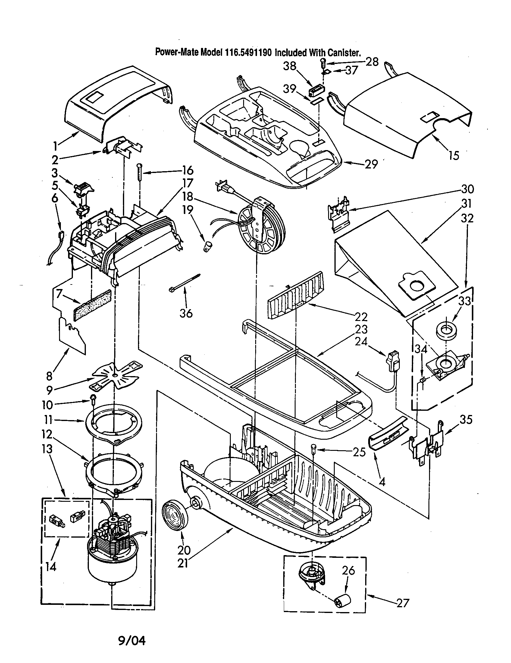 Cover/canopy/hood/motor