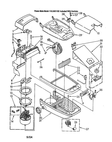 Cover/canopy/hood/motor