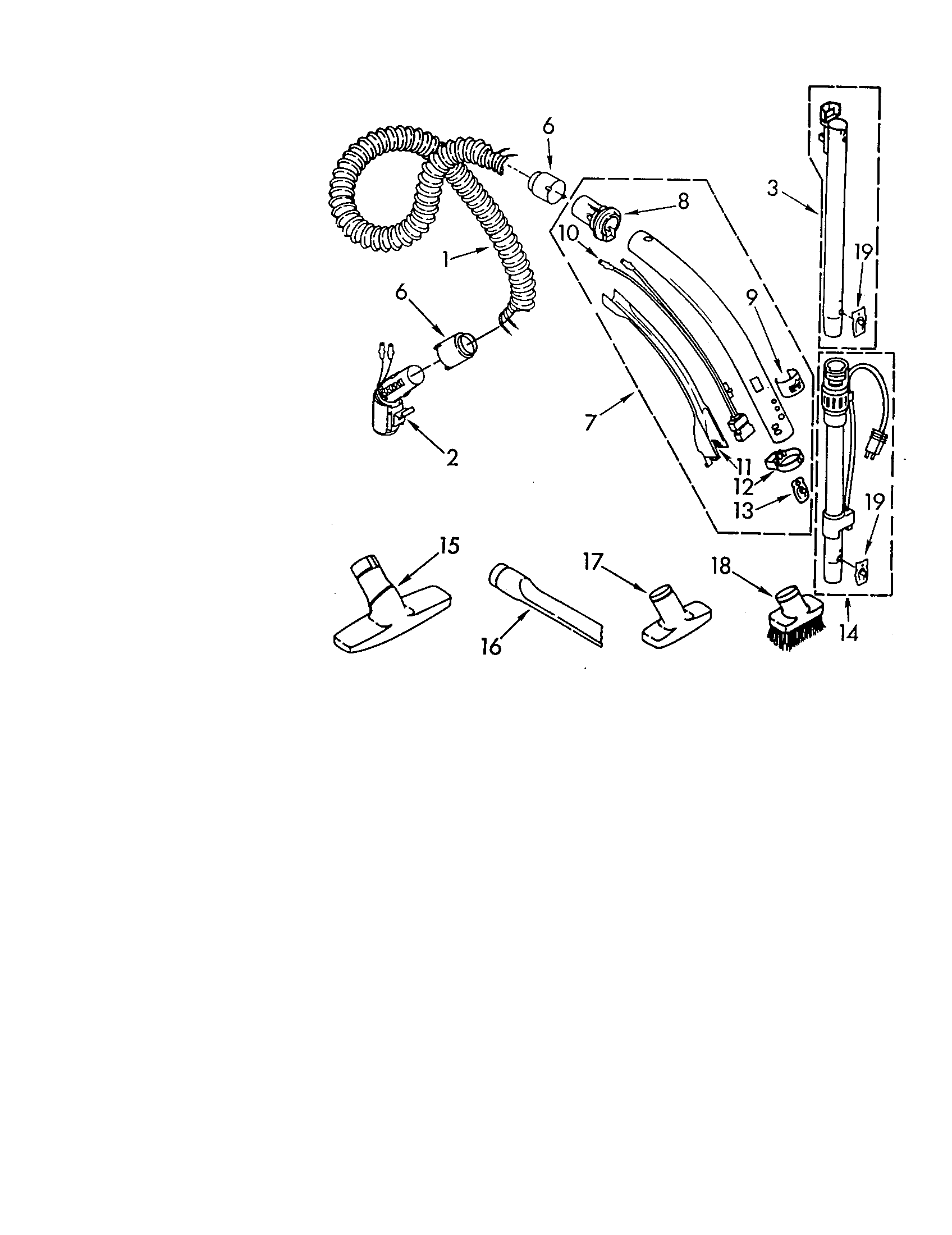 Hose and attachments