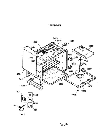 Upper oven