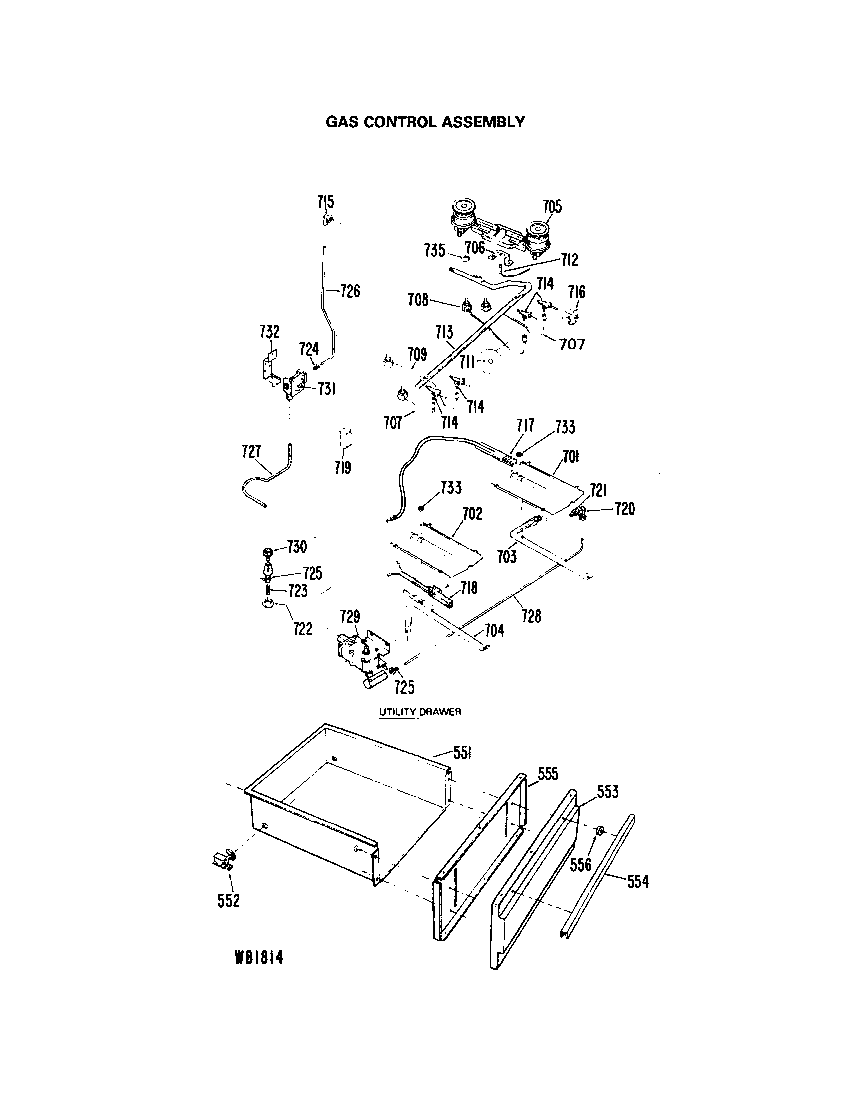 Gas control assembly