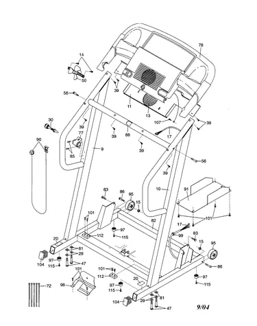 Console/upright rails