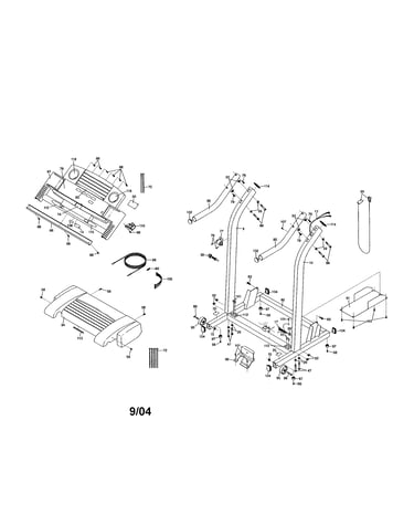 Console/hood/upright rails