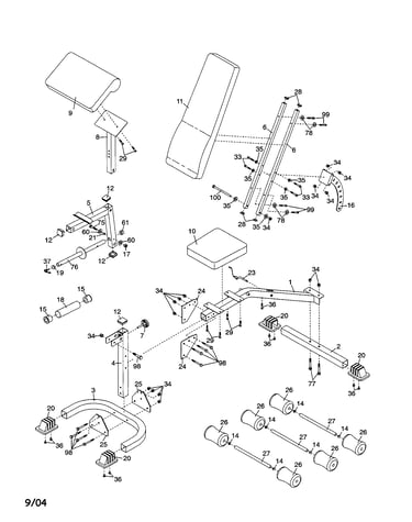 Backrest/foam pads/seats