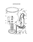 Agitator and hoses