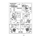 Briggs & Stratton 354447-0122-E1 cylinder/crankshaft diagram