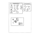 Briggs & Stratton 354447-0122-E1 carburetor/gasket sets diagram