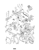 Frame/handrails/belt/console