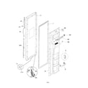 Frigidaire FRS24WSGD4 freezer door diagram