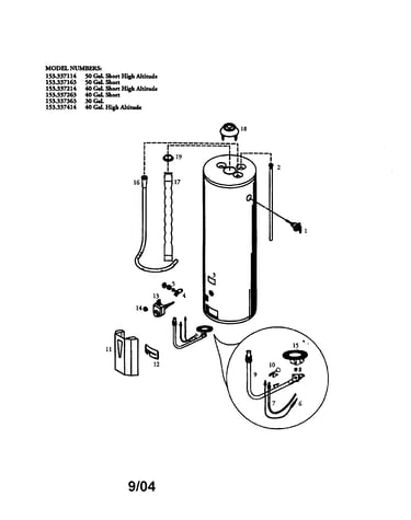 Gas water heater
