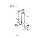 Kenmore 153337463 gas water heater diagram