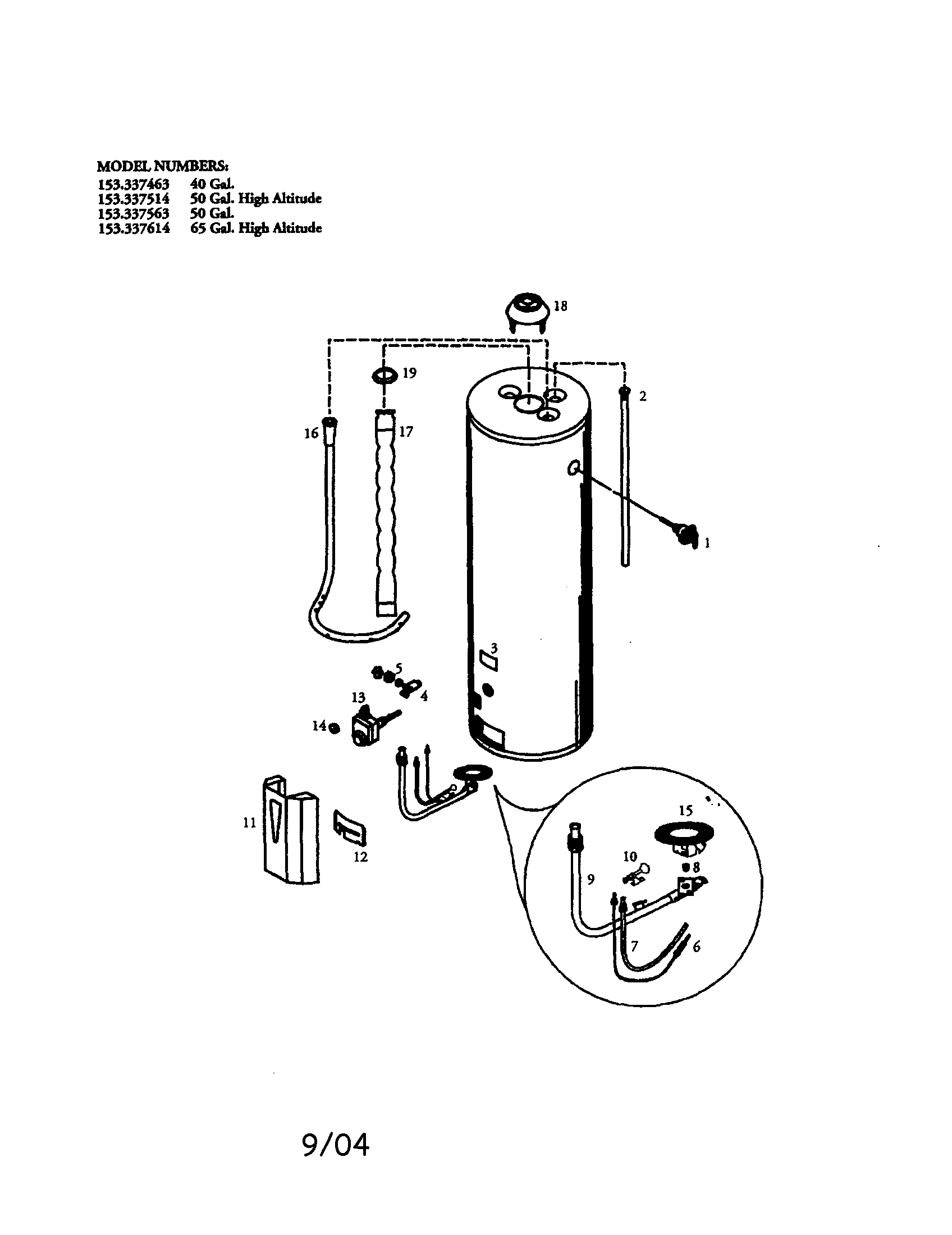 Gas water heater