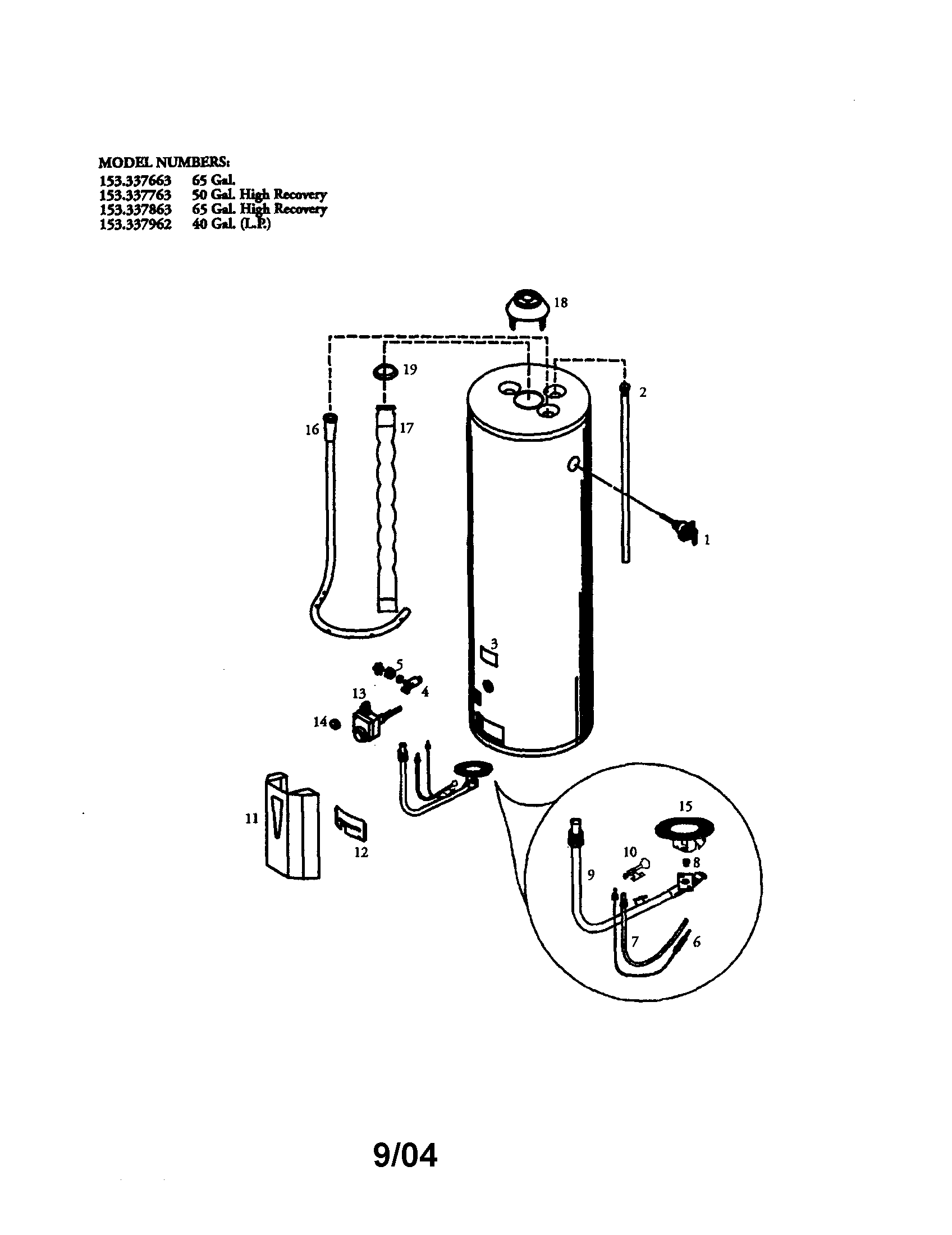 Gas water heater