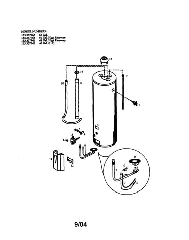Gas water heater