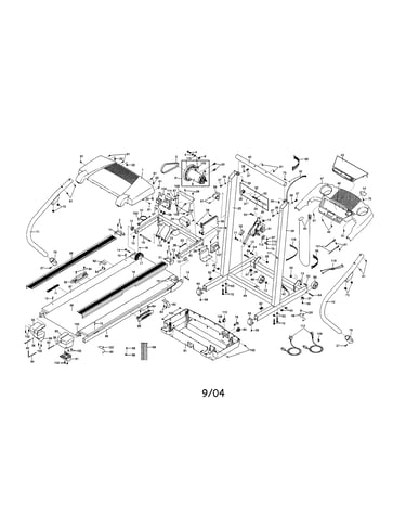 Walking belt/hood/console/motor