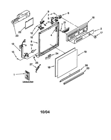 Frame and console