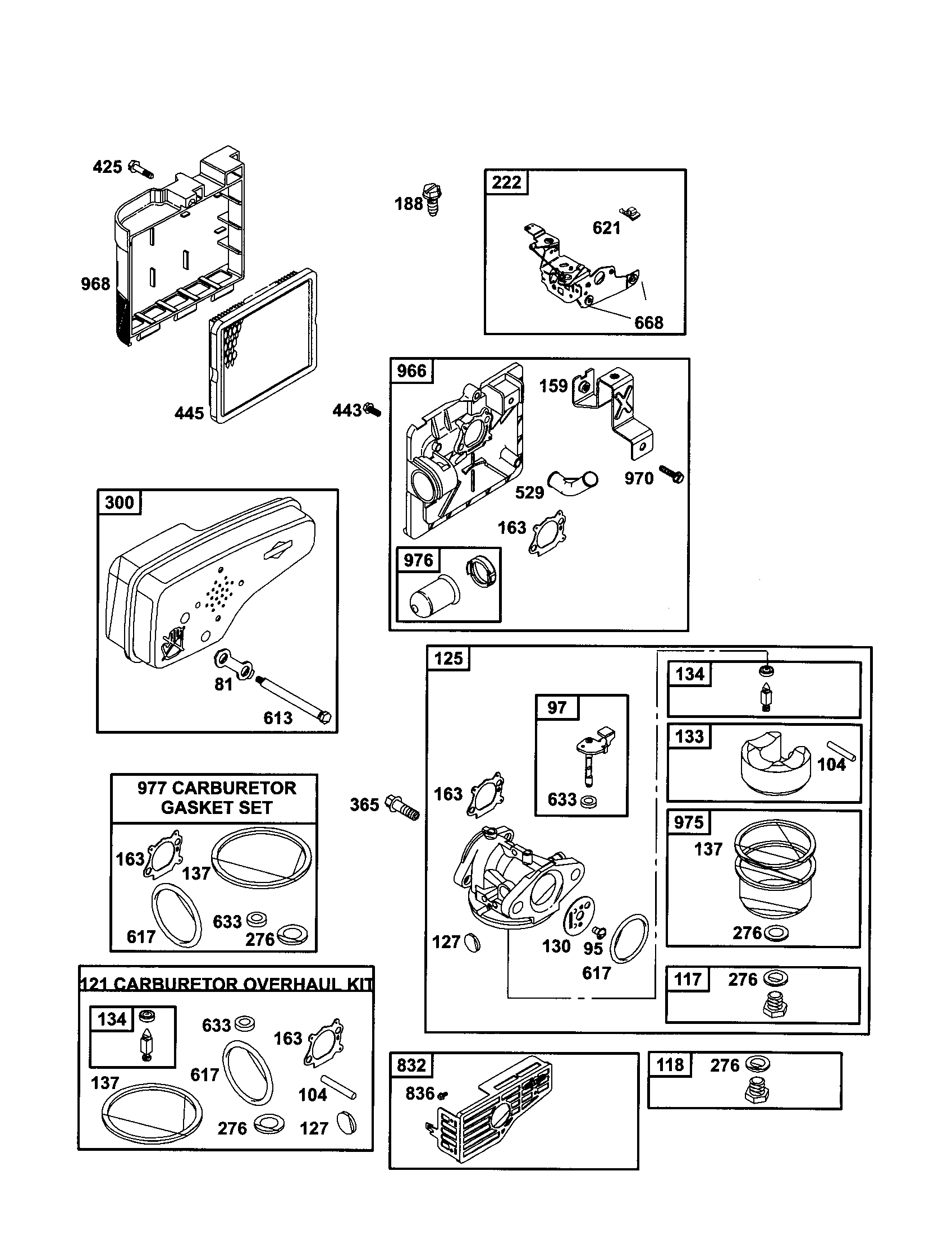 Carburetor/muffer