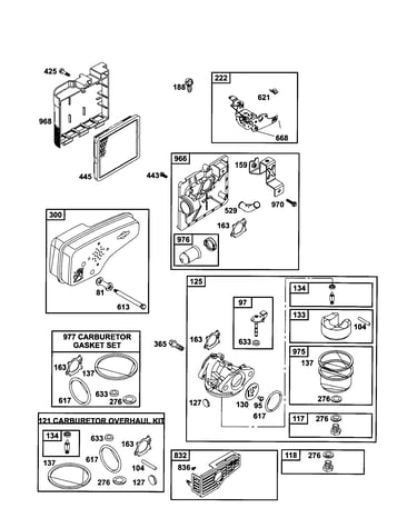 Carburetor/muffer