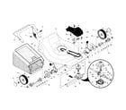 Craftsman 917378951 wheels/tires/bags diagram