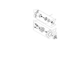 Agitator motor and gear