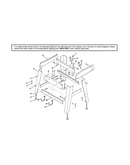 Leg/upper brace/leveling foot
