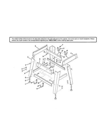 Leg/upper brace/leveling foot