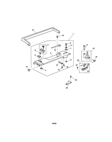 Top cover unit/bobbin winder unit