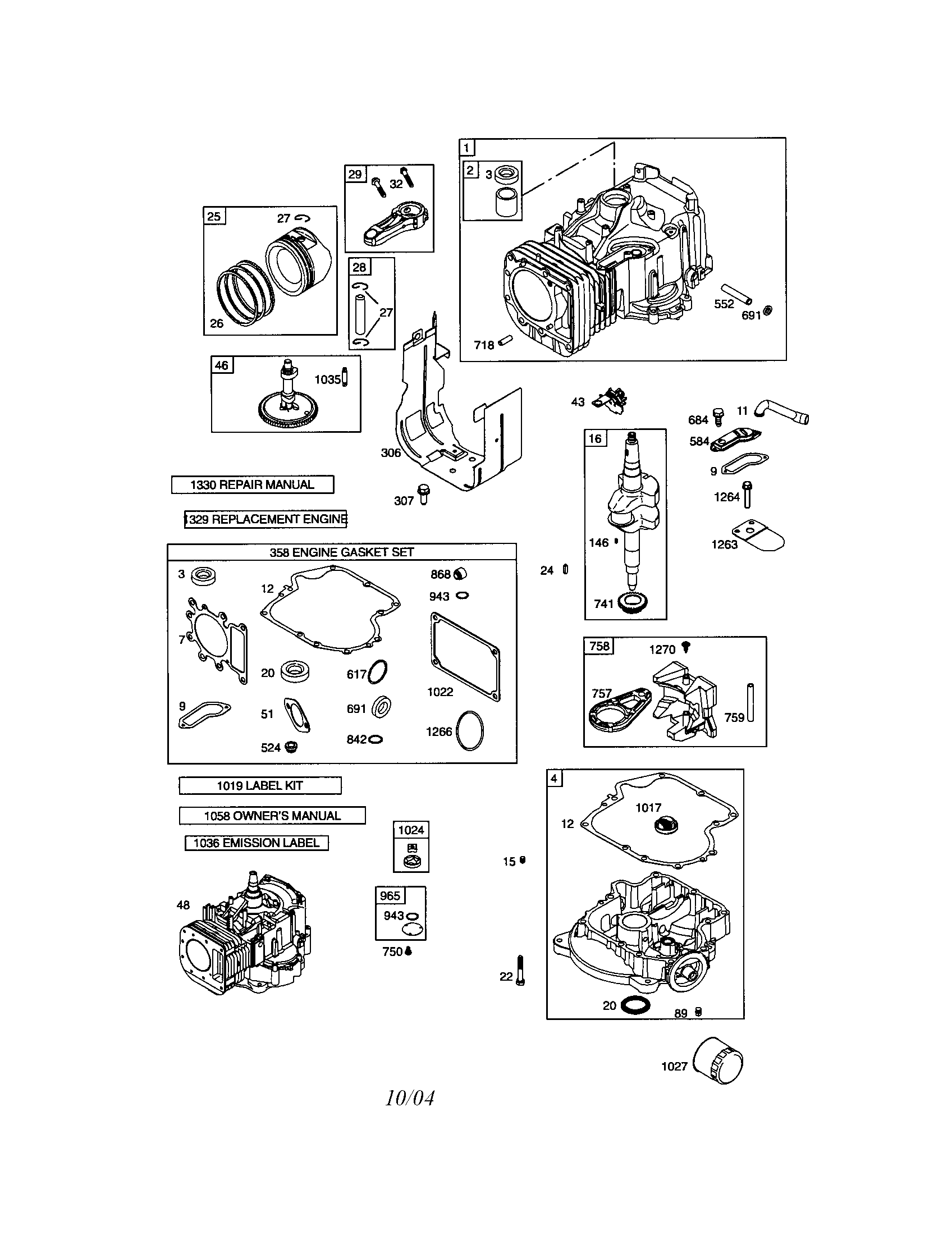 Cylinder/crankshaft