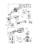 Cylinder-head/motor-starter