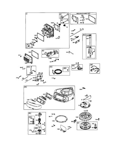 Cylinder-head/motor-starter