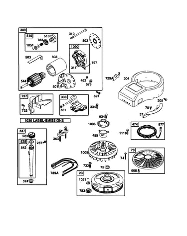 Blower-housing/motor-starter