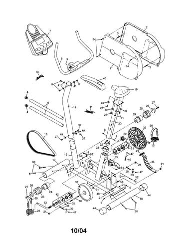 Console/sideshields/seat/frame