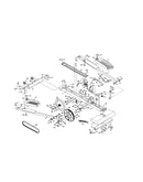 Frame/pedals/rear stabilizer