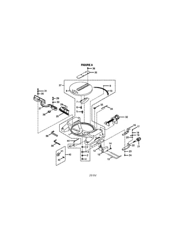 Base/table/fence/control arm