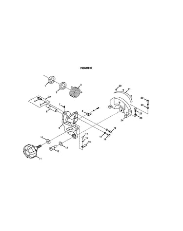 Arm shaft/pivot shaft/pivot support